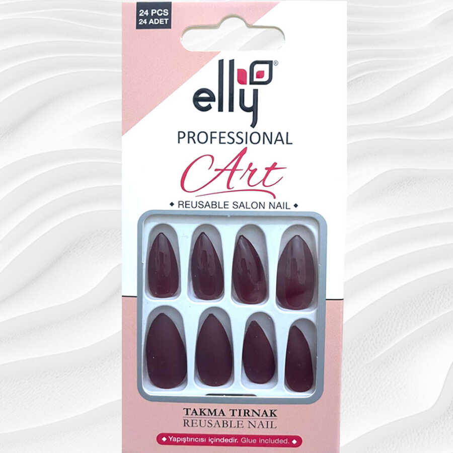 ELLY REUSABLE NAIL BORDEAU