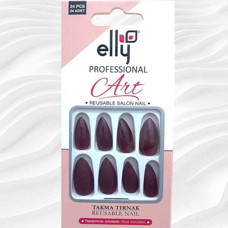 ELLY REUSABLE NAIL BORDEAU