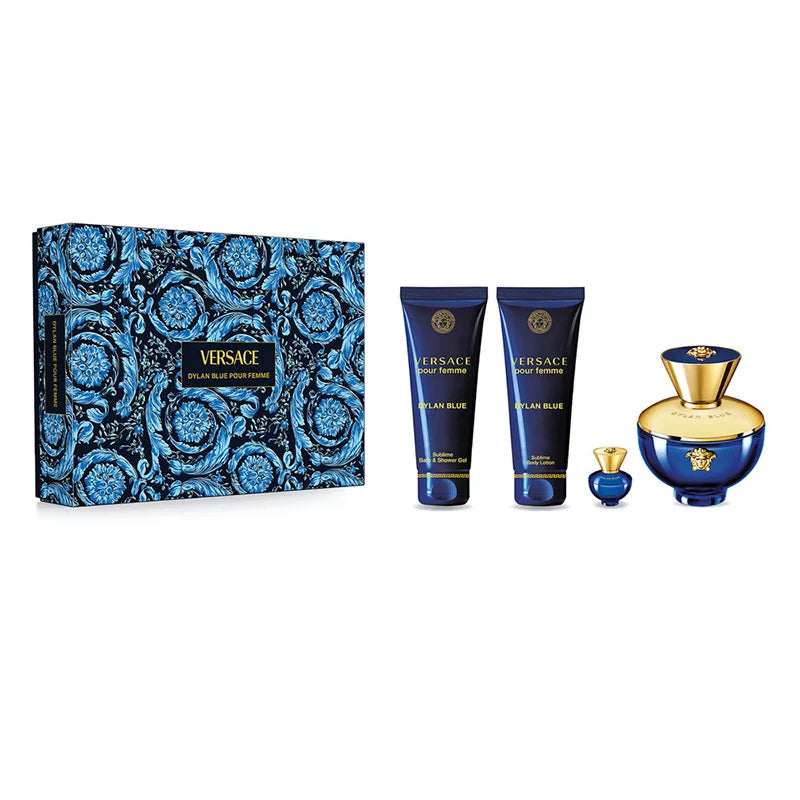 VERSACE POUR FEMME DYLAN BLUE SET EDP90+BL100+EDP5