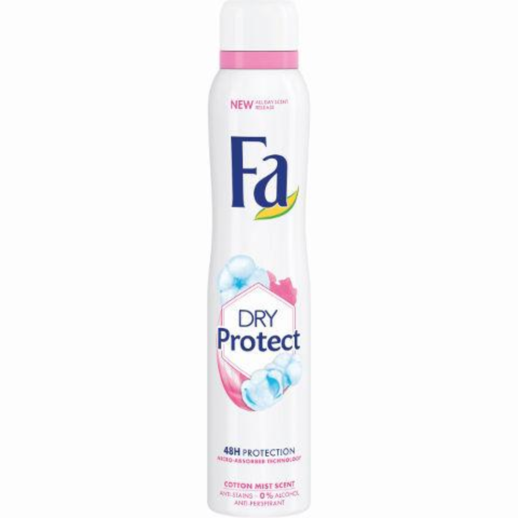 FA DEODRANT الجافة حماية 200 مل رذاذ