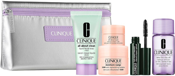 CLINIQUE BAG SILVER