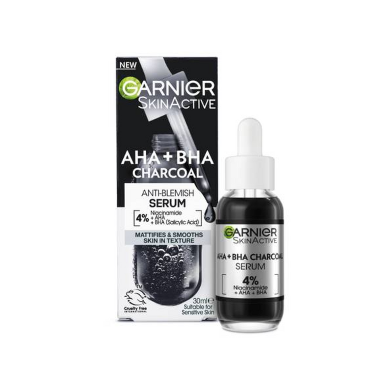 GARNIER AHA+BHA WITH CHARCOL