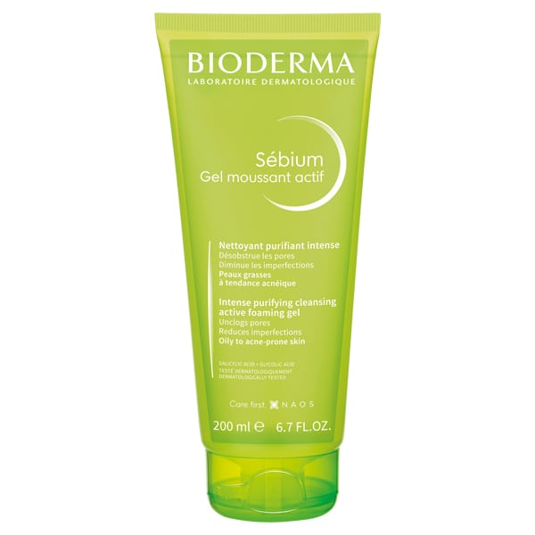 BIODERMA SEBIUM GEL MOUSSANT ACTIF 200ML