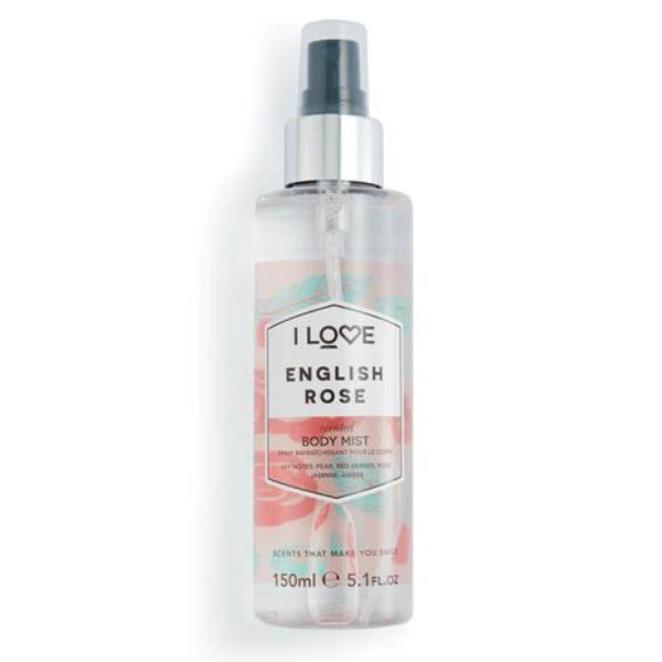 I LOVE ENGLISH ROSE BODY MIST 150ML