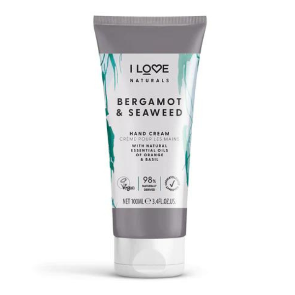 I LOVE NATURALS BERGAMOT & SEAWEED HAND CREAM 100ML