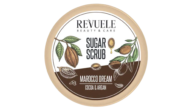 REVUELE SUGAR SCRUB CACAOA & ARGAN 200 ML