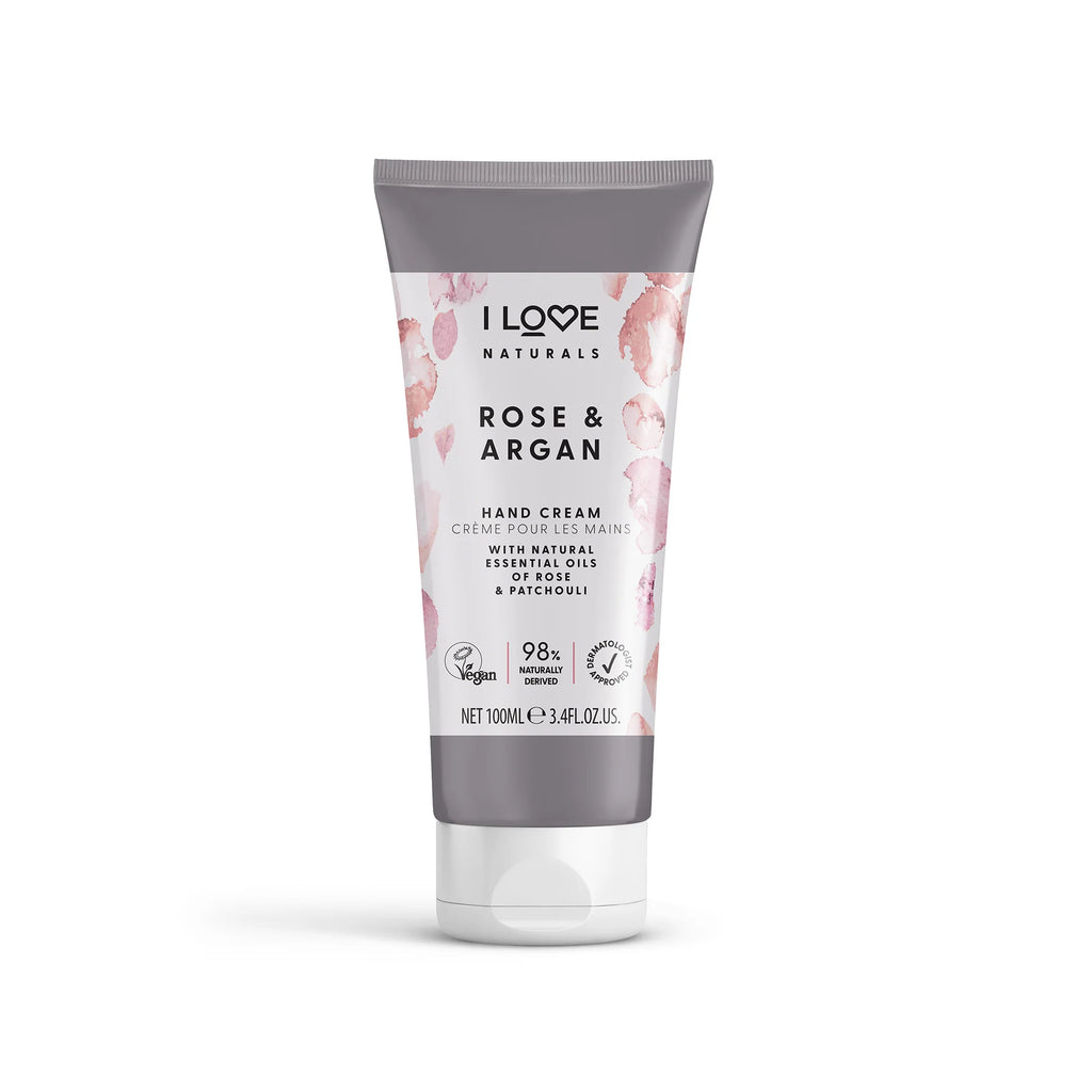 I LOVE NATURALS ROSE & ARGAN HAND CREAM 100ML