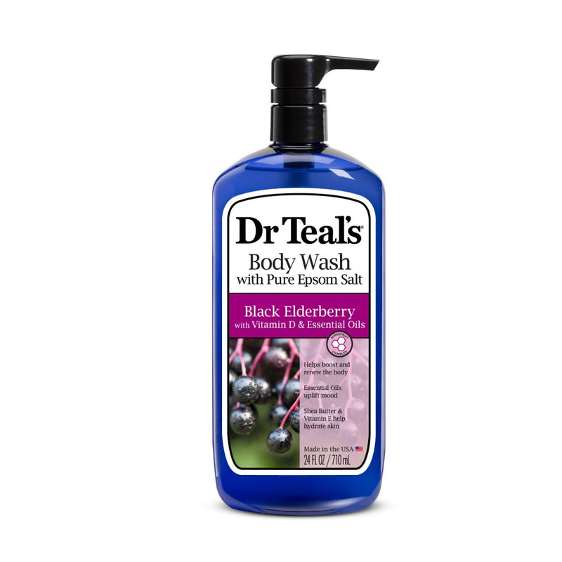DR TEALS VODY WASH WITH PURE EPSOM SALT - BLACK ELDERBERRY VITAMIN D