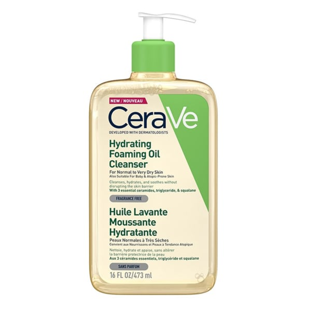 CERAVE -HYDRATING FOAMING OIL CLEEANSER ( 473ML )