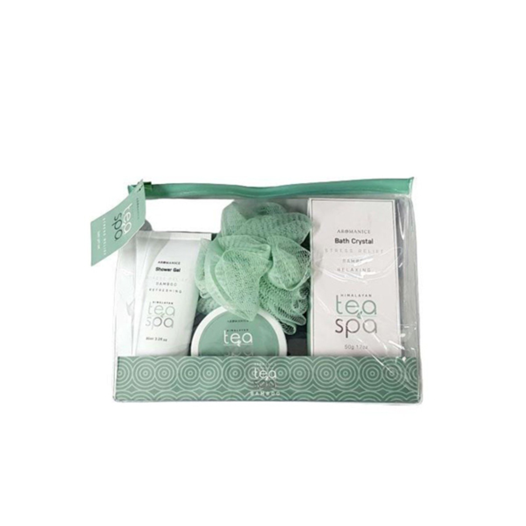 TEA SPA BAMBOO GREEN 4 PCS