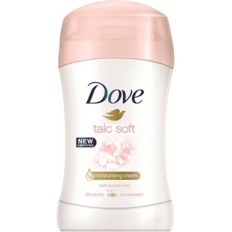 DOVE TALC SOFT  STICK PINK