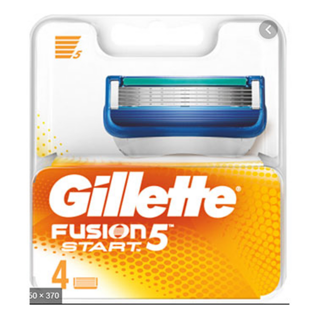 GILLETTE FUSIONSTART 4 PCS