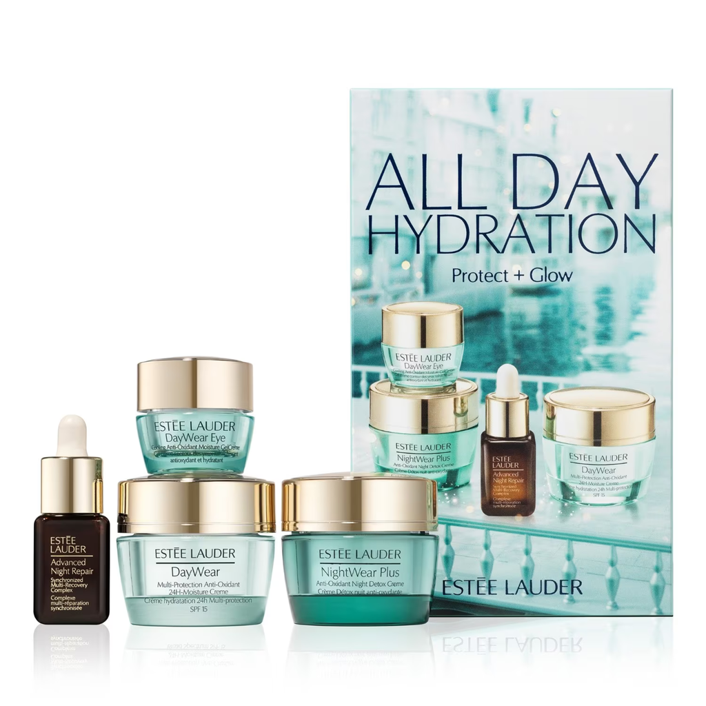 ESTEE LAUDER ALL DAY HYDRATION 4 PCS