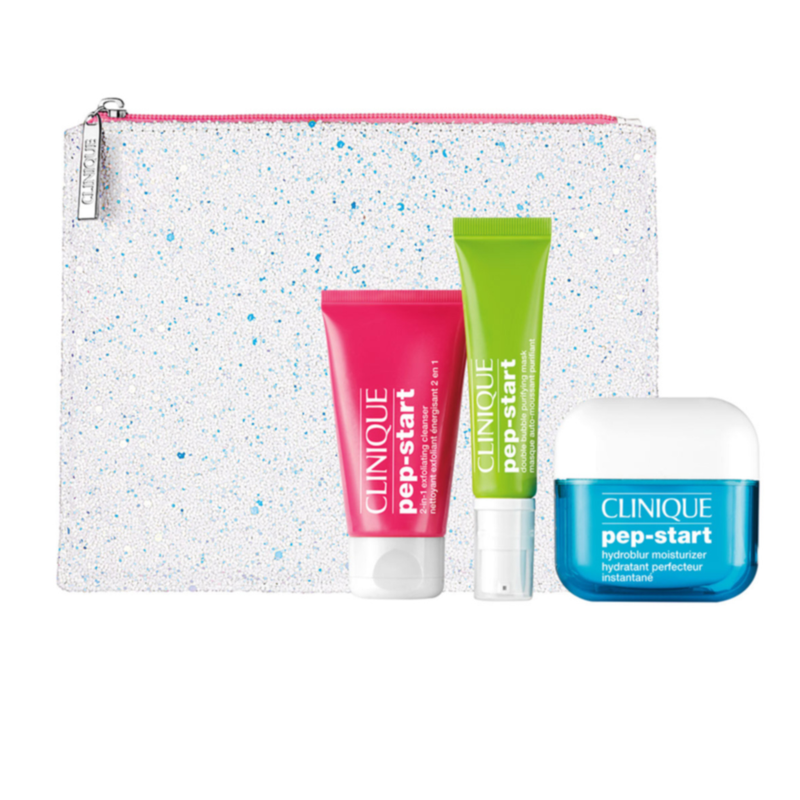 CLIINIQE PEP START SET CREAM+MASK+2IN1 EXFOLIANT