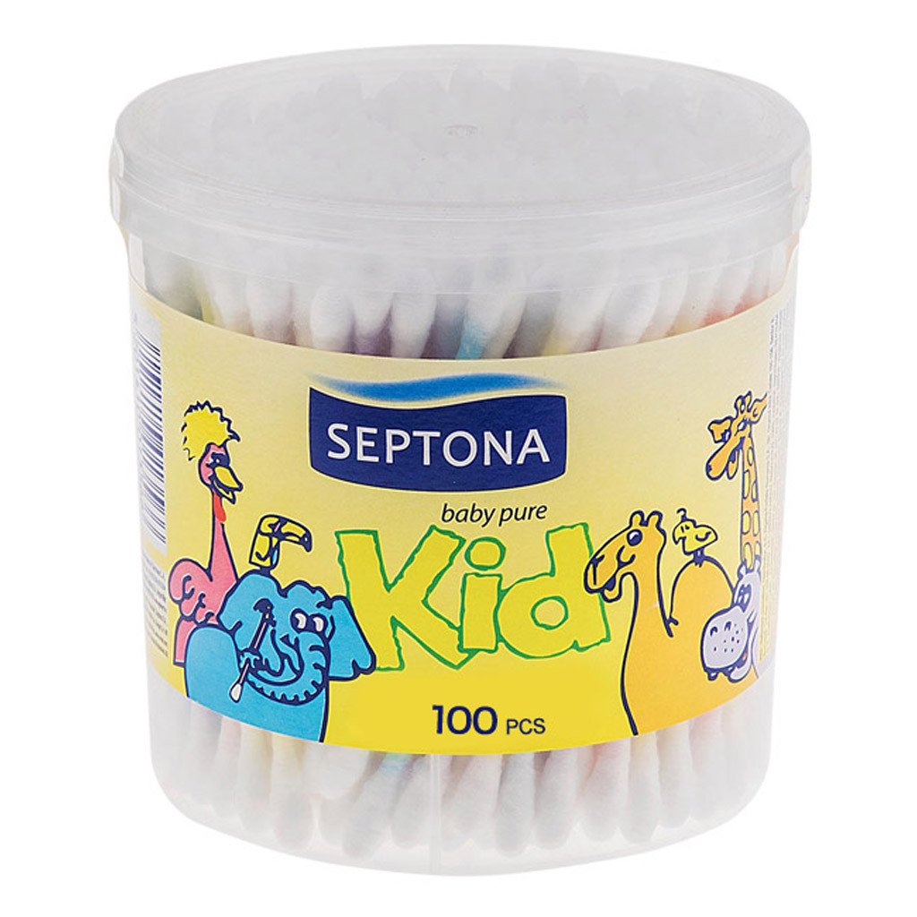 SEPTONA COTTON PUDS KIDS 100 PCS(104)