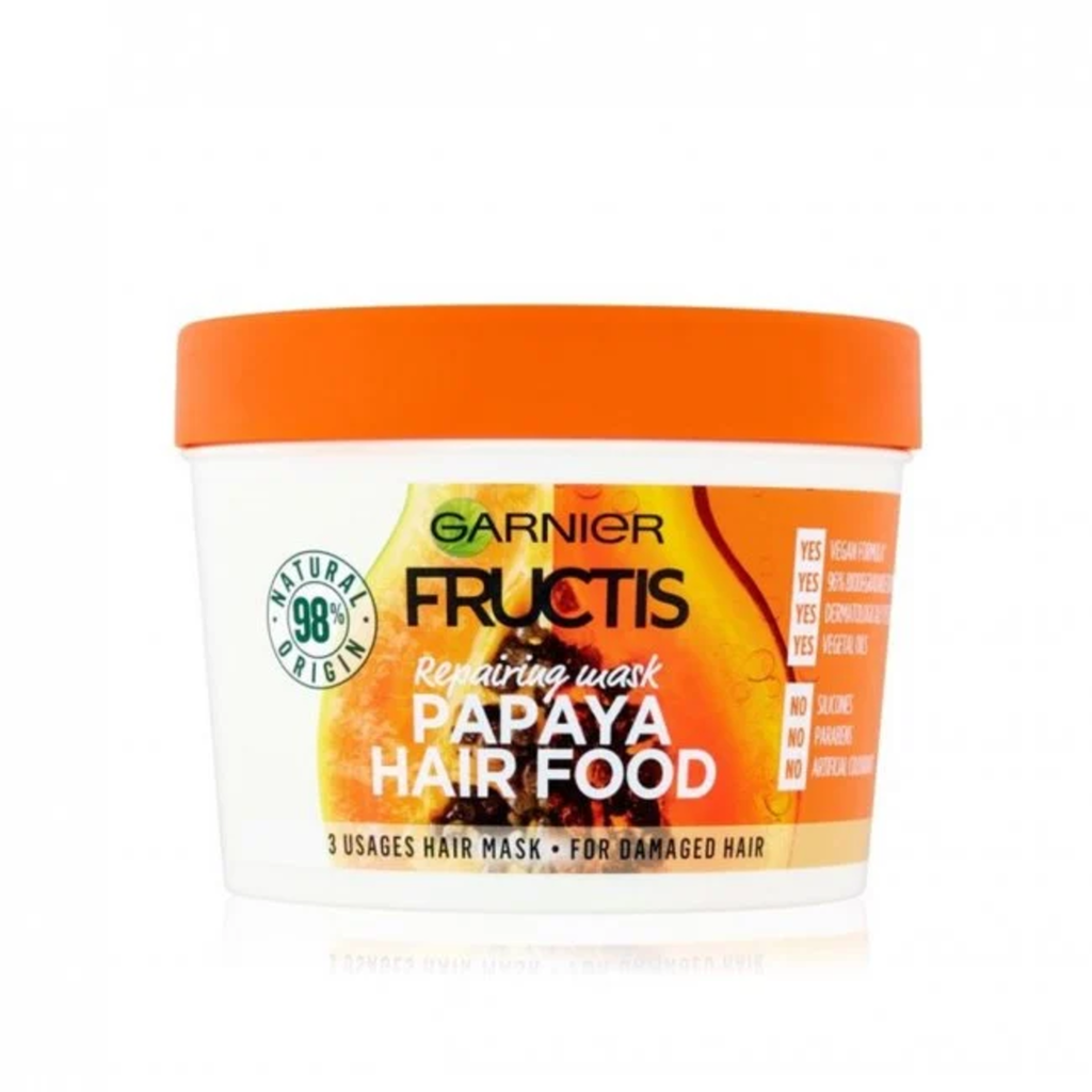 GARNIER FRUCTIS HAIR FOOD 3 IN 1 HAIR MASK PAPAYA 350 ML