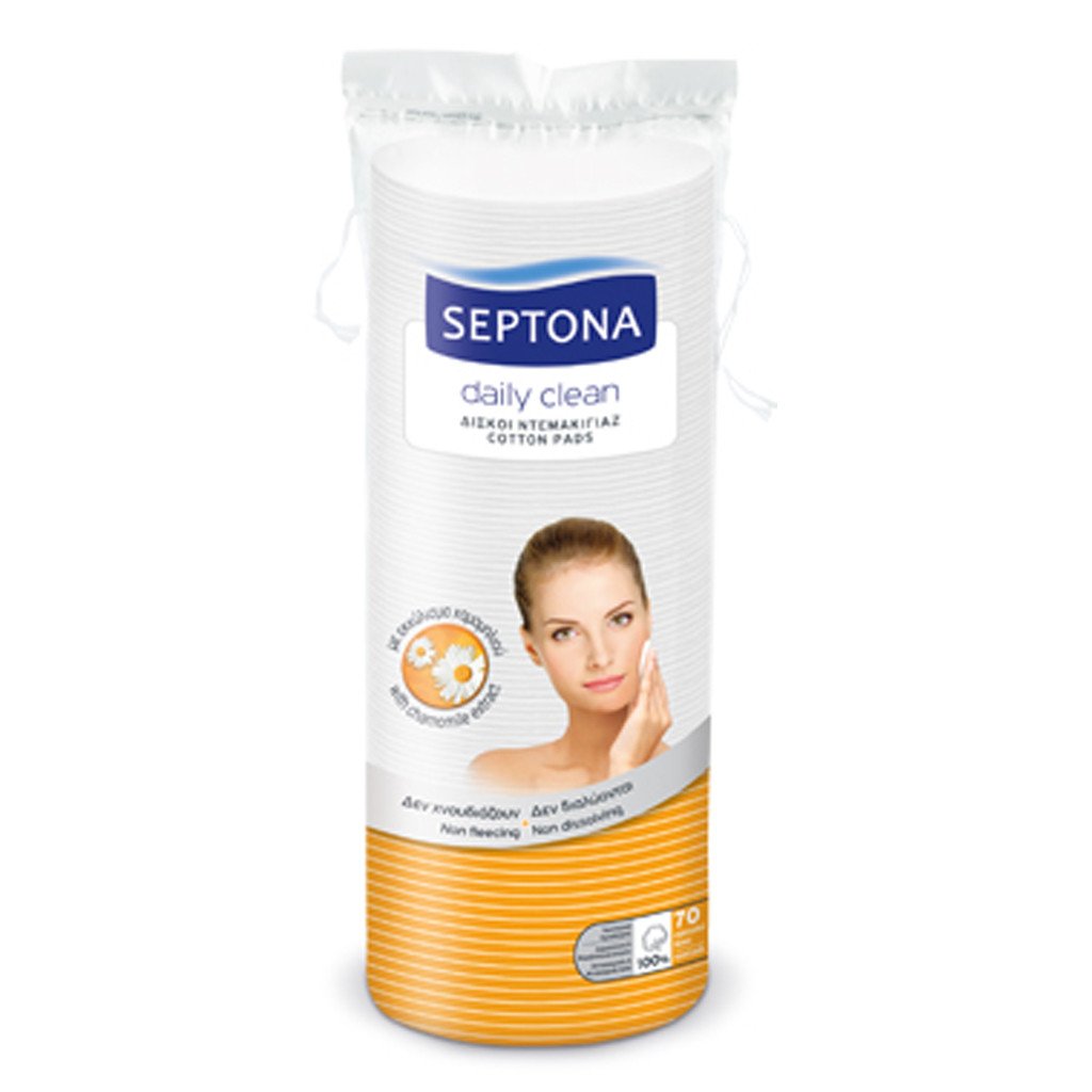 SEPTONA COTTON PADS ROUND REG. (70)PCS (730)