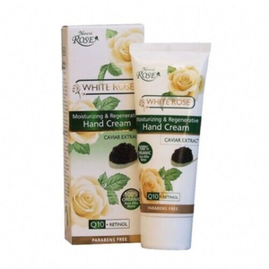 NATURAL ROSE HAND CREAM WHITE ROSE