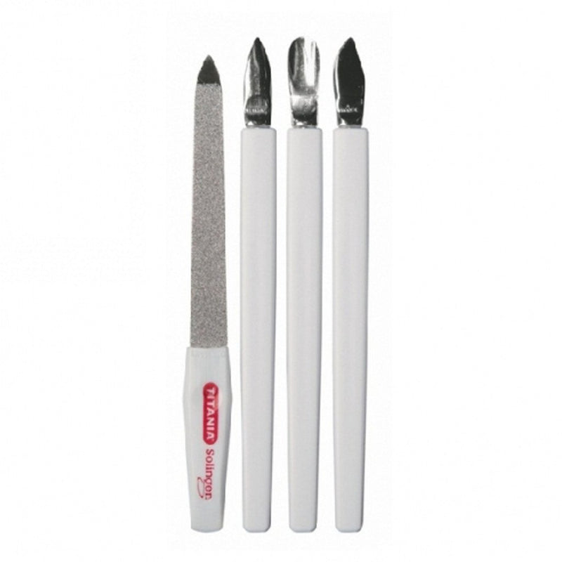 T MANICURE SET 4PCS CARDED (1020)