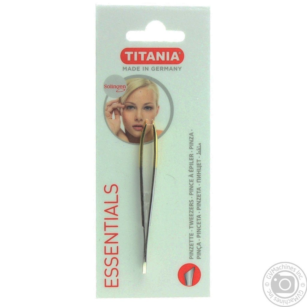 T TWEEZERS STRAIGHT GOLD (1060GA)